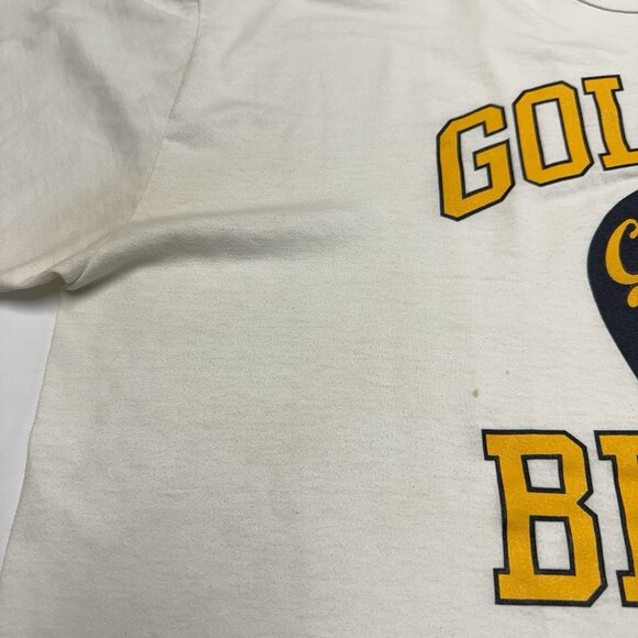 Vintage 80s Cal State Berkley Golden Bears T Shirt 2XL Russell Athletic USA - Picture 6 of 13